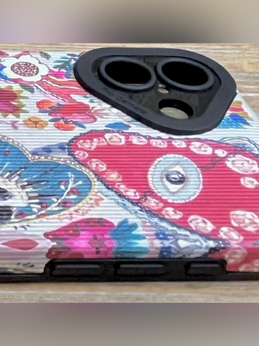 Evil Eye Heart Phone Case/Cover for iPhone 16 Plus Colorful Textured - Picture 3 of 6